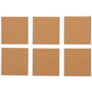 Wine Time 4" Ceramic Coasters (Set of 6)