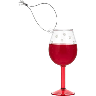 Red Wine Bitch 4" Mini Wine Glass Ornament