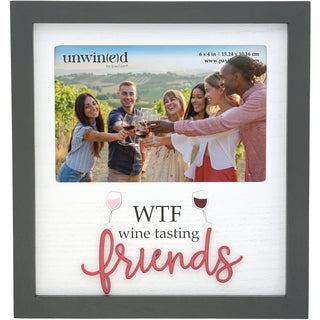 Wine Tasting Friends 7.75" x 8.25" Frame (Holds 6" x 4" Photo)