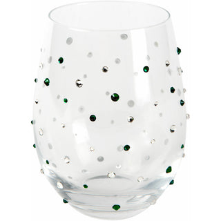 Emerald 18 oz Gemstone Stemless Glass