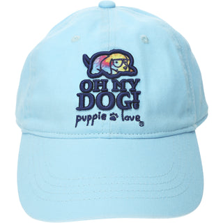 Oh My Dog! Light Blue Adjustable Hat