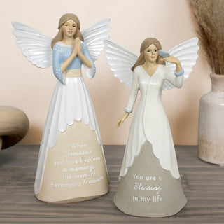 You Are A Blessing 8" Angel with Butterfly