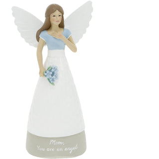 Mom 7" Angel with Flowers