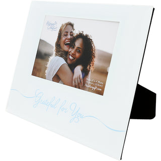 Grateful 9.25" x 7.25" Glass Frame (Holds 6" x 4" Photo)