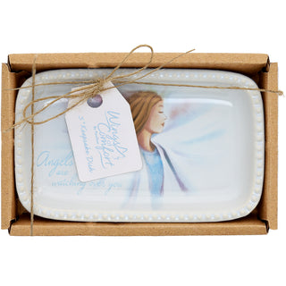 Angels 5" x 3" Keepsake Dish