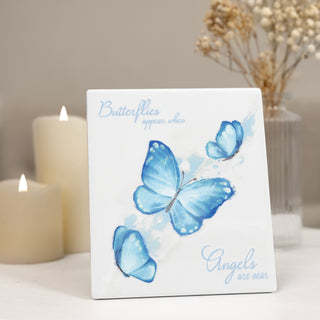 Butterflies 5.5" Ceramic Plaque