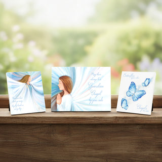 Butterflies 5.5" Ceramic Plaque
