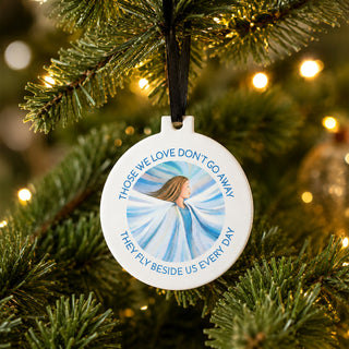 Fly Beside Us 3.5" Ceramic Ornament