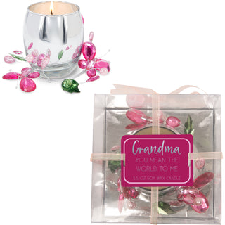 Grandma
Pink Butterfly 3.5 oz 100% Soy Wax Candle
Scent: Jasmine