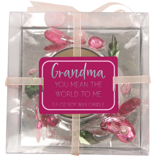 Grandma
Pink Butterfly 3.5 oz 100% Soy Wax Candle
Scent: Jasmine