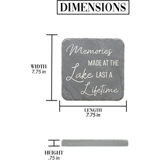 Lake Lifetime 7.75" x 7.75" Garden Stone