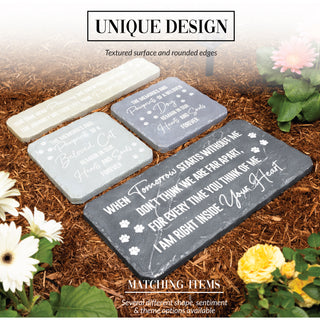 Pet Memorial 16" x 7.75" Garden Stone