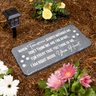 Pet Memorial 16" x 7.75" Garden Stone