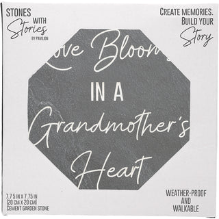 Grandmother's 7.75" x 7.75" Garden Stone