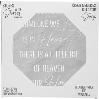 Heaven in Our Home 7.75" x 7.75" Garden Stone