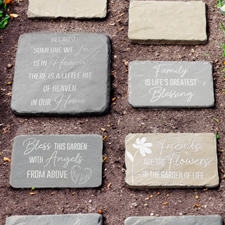 Heaven in Our Home 7.75" x 7.75" Garden Stone