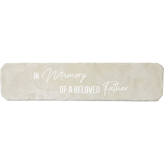 Beloved Father 16" x 3.75" Garden Stone