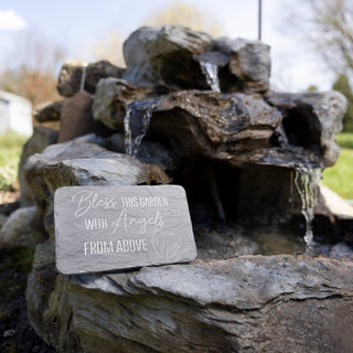 Angels from Above 7" x 4.25" Garden Stone