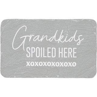 Spoiled Grandkids 7" x 4.25" Garden Stone