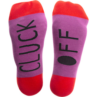 Cluck Off M/L Unisex Cotton Blend Sock