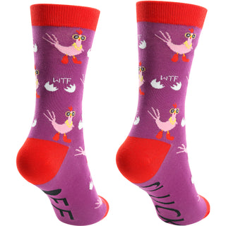 Cluck Off Unisex Cotton Blend Sock