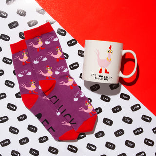 Cluck Off Unisex Cotton Blend Sock