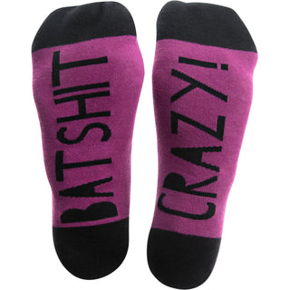 Bat Shit Crazy Unisex Cotton Blend Sock