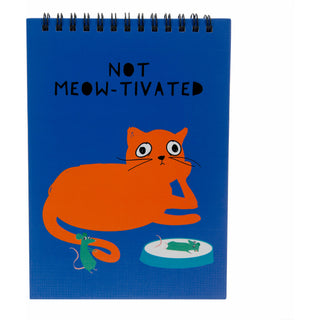 Not Meow-tivated 5" X 7" Notepad