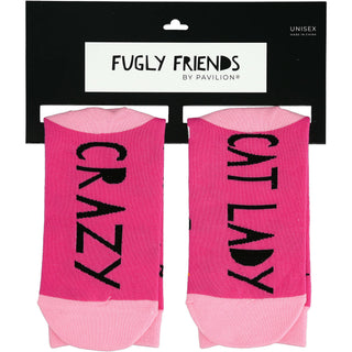Crazy Cat Lady S/M Unisex Cotton Blend Sock