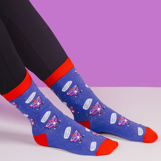 Party S/M Unisex Cotton Blend Sock