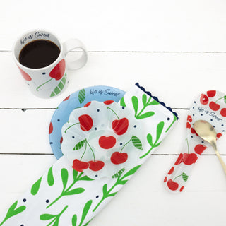 Cherries Tea Towel Gift Set (2 - 20" x 28")