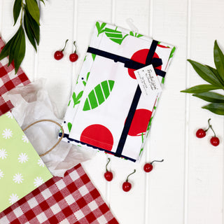 Cherries Tea Towel Gift Set (2 - 20" x 28")