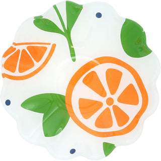 Oranges 6" Glass Bowl