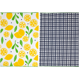 Lemons Tea Towel Gift Set (2 - 20" x 28")