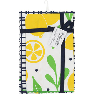 Lemons Tea Towel Gift Set (2 - 20" x 28")