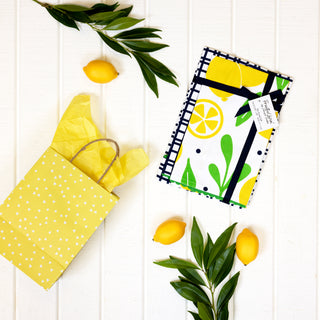 Lemons Tea Towel Gift Set (2 - 20" x 28")