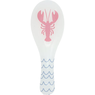 Beach 9.25" Glass Spoon Rest