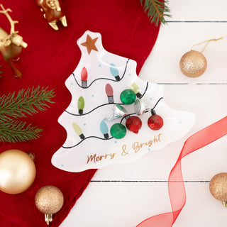 Holiday 8" Glass Dish