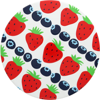 Strawberries 7.75" Ceramic Trivet