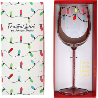 Lights Gift Boxed 17 oz Wine Glass
