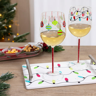 Lights Gift Boxed 17 oz Wine Glass