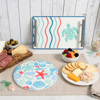 Coastal 7.75" Ceramic Trivet
