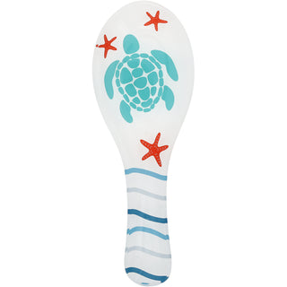 Coastal 9.25" Glass Spoon Rest