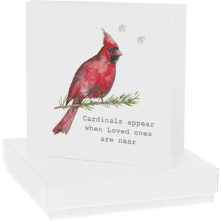 Cardinals Appear 4mm Sterling Silver Cubic Zirconia Stud Earrings