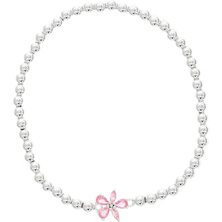 The Best Silver-Plated Cubic Zirconia Beaded Stretch Bracelet