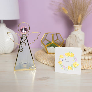 June 5mm Sterling Silver Cubic Zirconia Stud Earrings