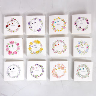 June 5mm Sterling Silver Cubic Zirconia Stud Earrings