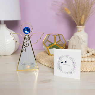 September 5mm Sterling Silver Cubic Zirconia Stud Earrings