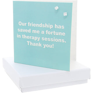 Therapy 4mm Sterling Silver Cubic Zirconia Stud Earrings