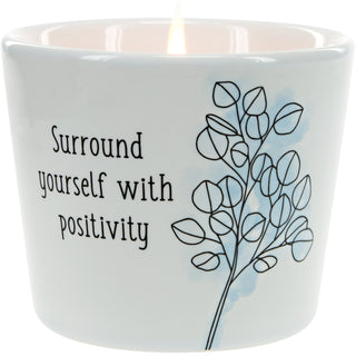 Positivity 8 oz - 100% Soy Wax Candle Scent: Tranquility